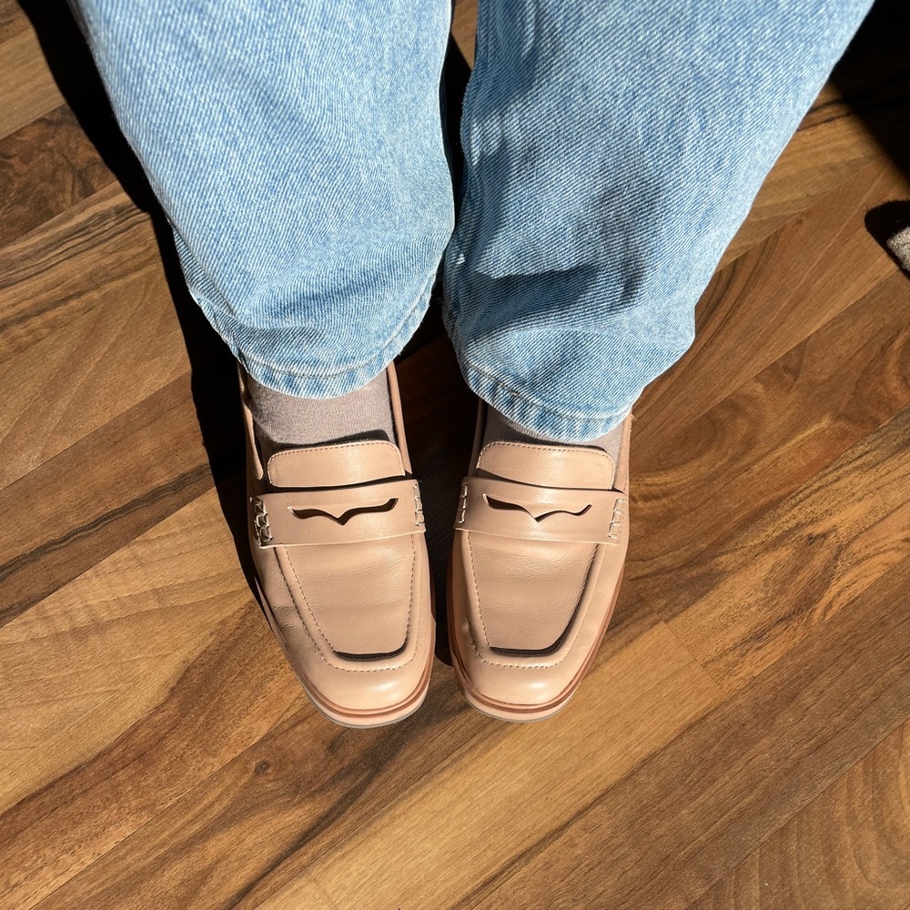 Aldo Tan Leather Loafers